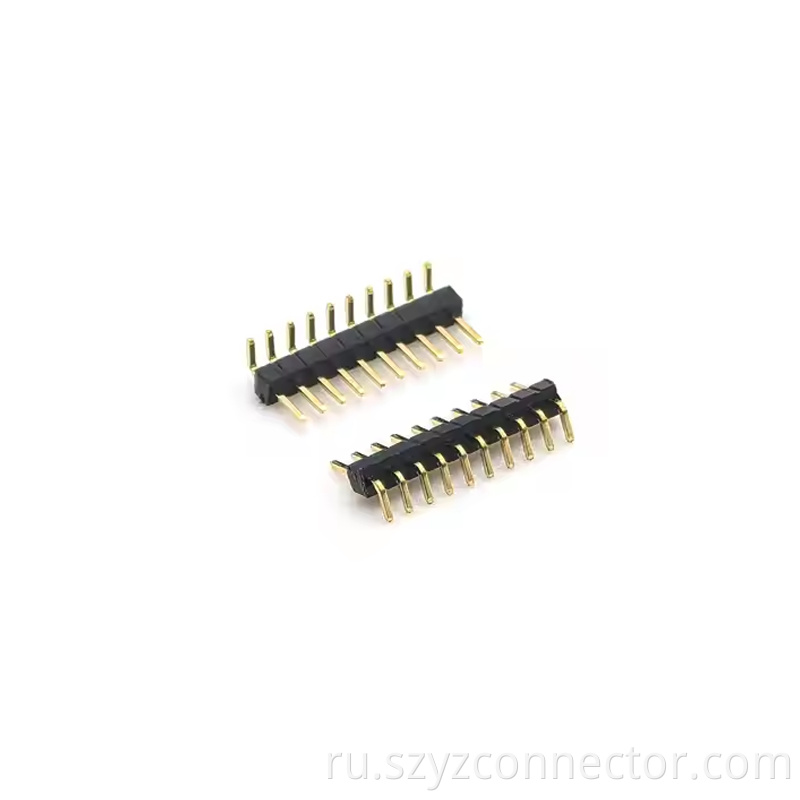 Разъём штыря с шагом 1,0 мм, прямоугольный, H1.01,5 мм, 12P-150P (5) 1.0mm Pitch Pin Header Right Angle H1.01.5mm 12P-150P (5)
